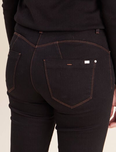 Jean magique L'Unique coupe bootcut denim noir femme