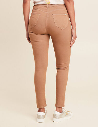 Pantalon magique Le L&eacute;ger coupe ajust&eacute;e marron femme