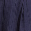 Pantalon fluide taille haute bleu marine femme