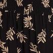 Jupe avec broderie noir femme