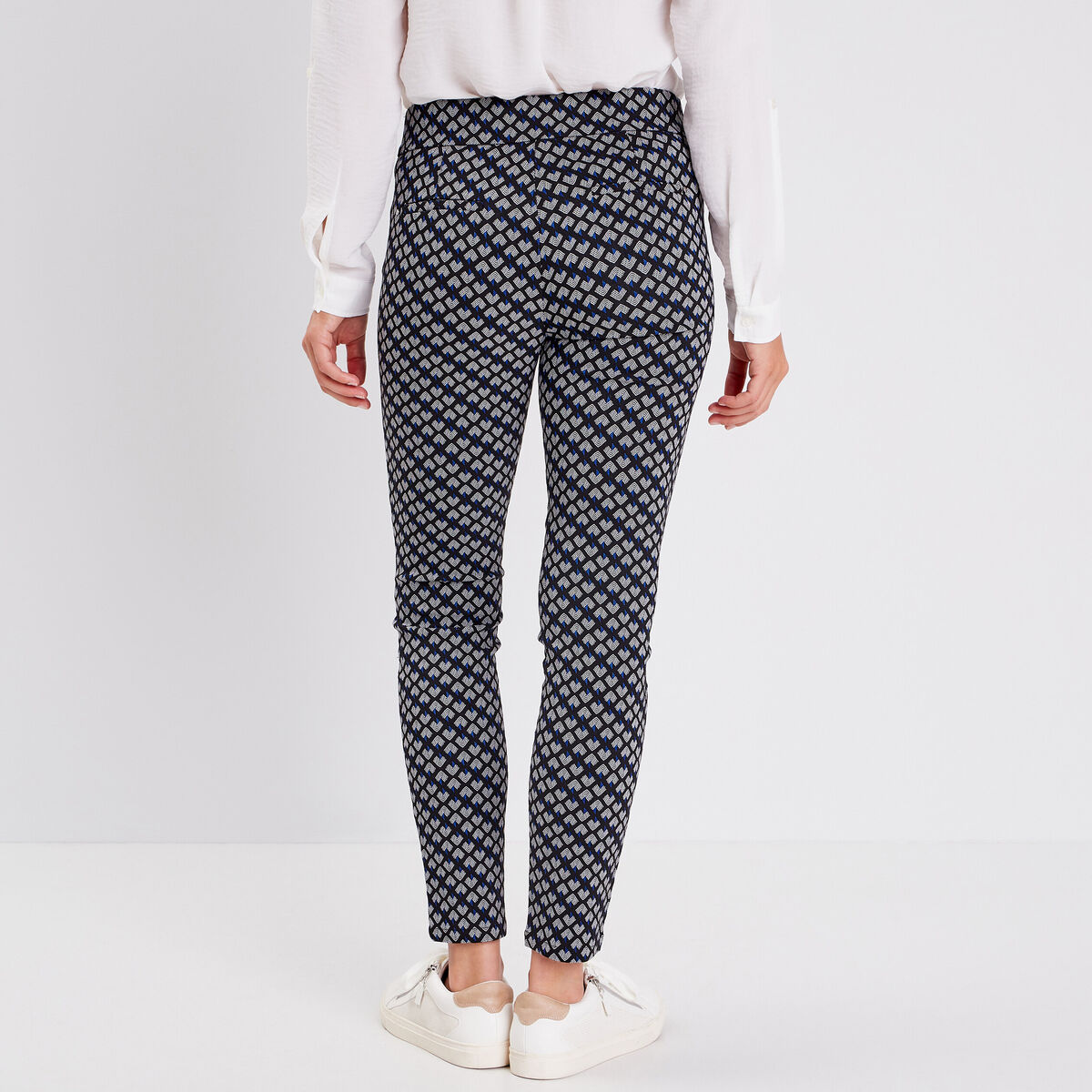 Tregging taille élastiquée noir femme