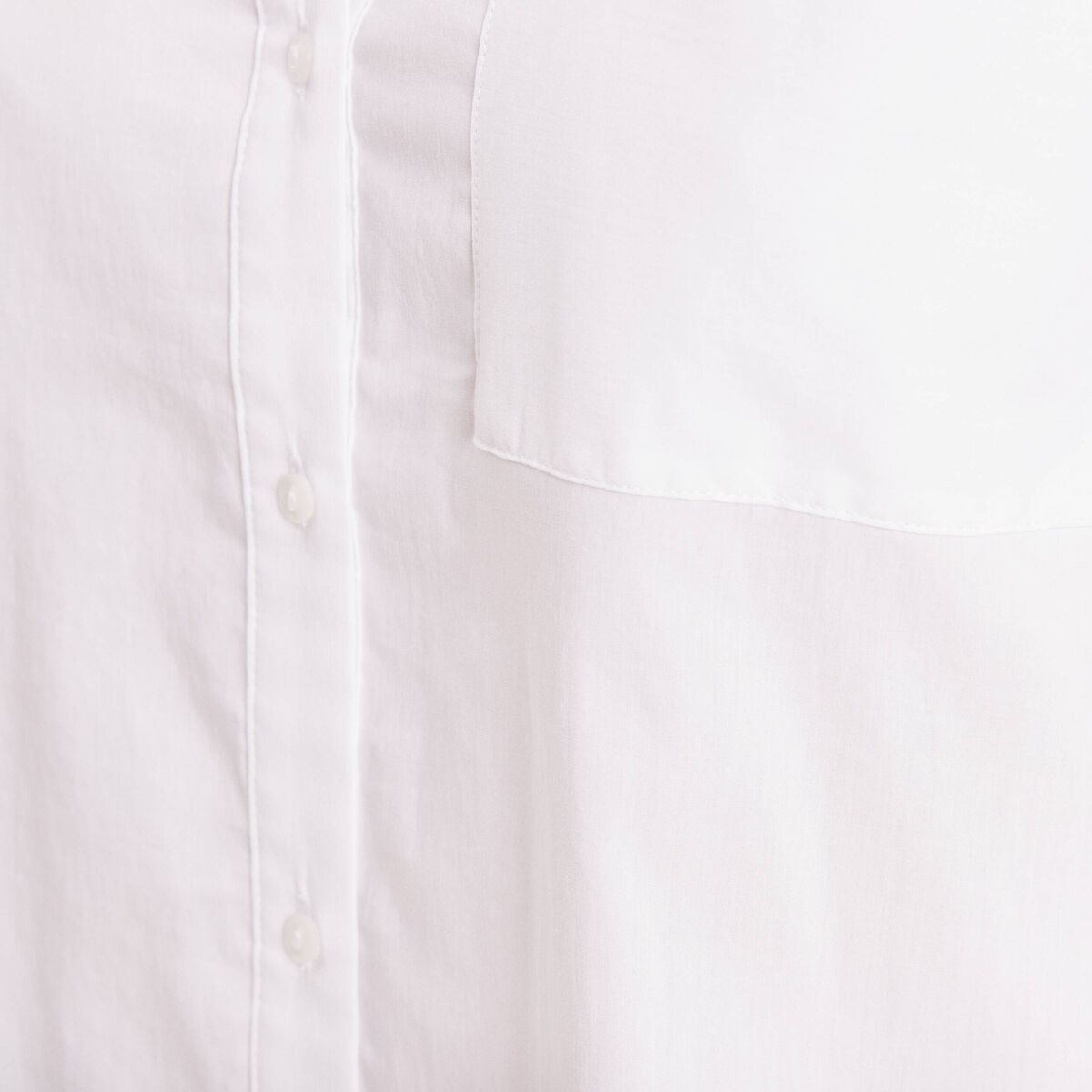 Chemise manches longues ecru femme