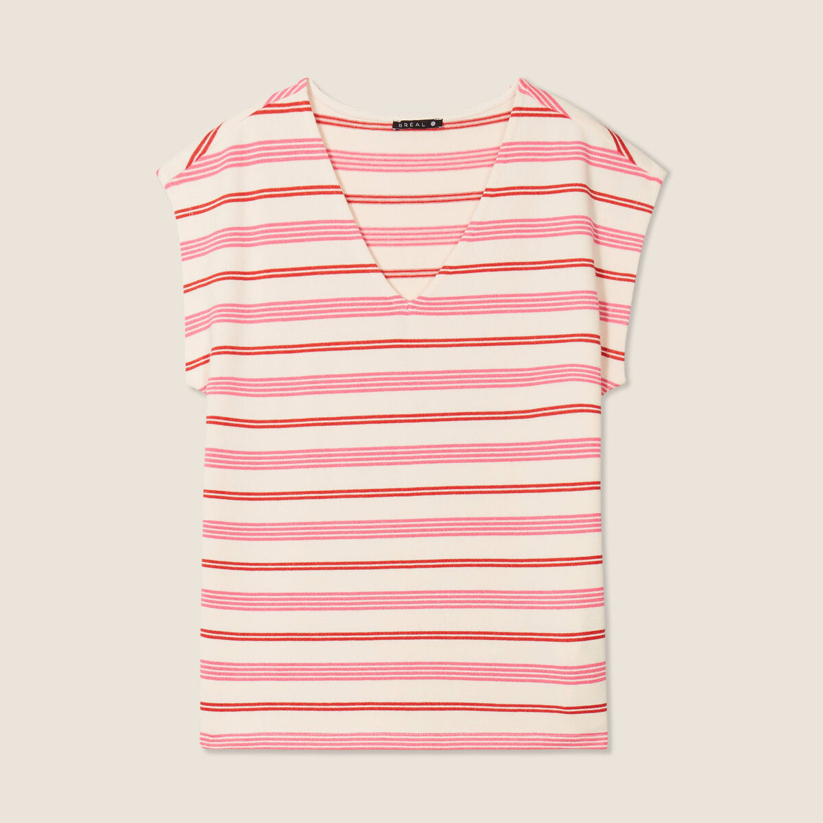 T-shirt manches courtes blanc femme