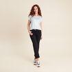 T-shirt manches courtes bleu ciel femme