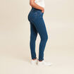 Jeans léger taille haute long denim double stone femme
