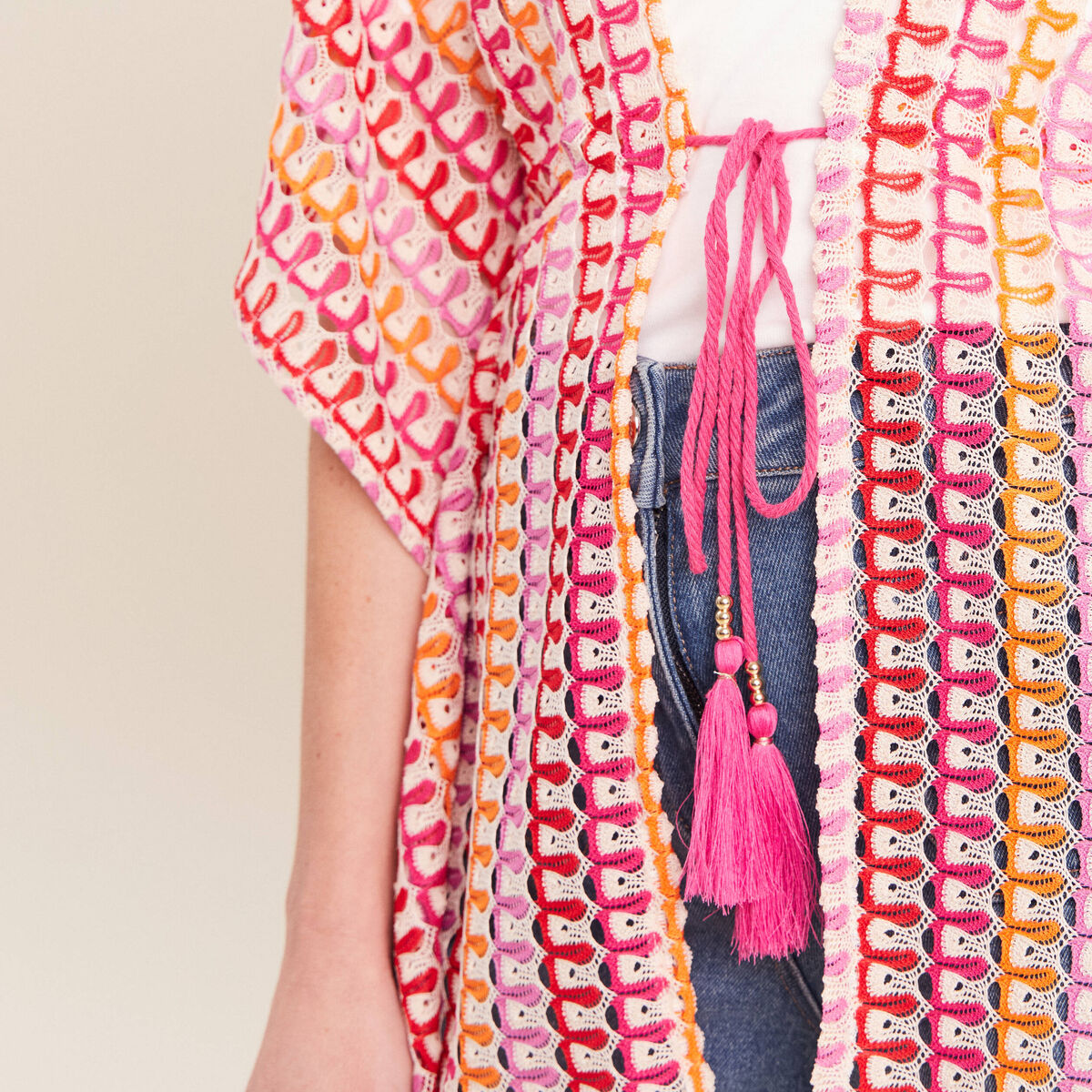 Kimono multicolore femme