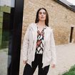 Parka à capuche sable femme