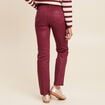Pantalon magique L'Unique effet brillant bordeaux femme