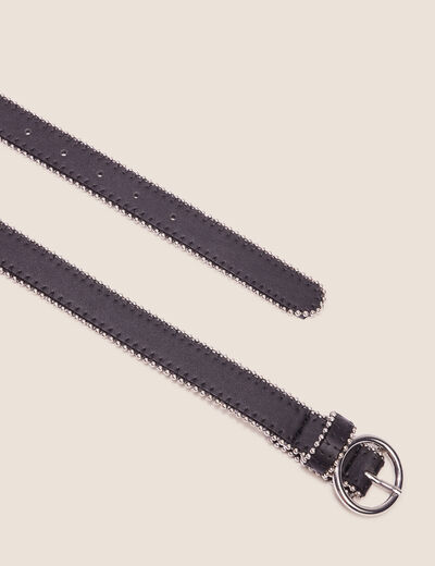 Ceinture chaînettes noir femme
