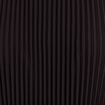 Robe pliss&eacute;e sans manches col rond noir femme