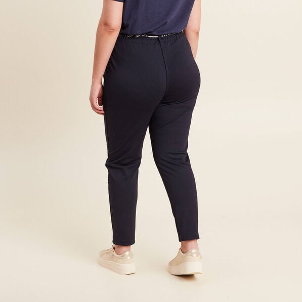 pantalon jogging reversible bleu fonce femme Pantalon jogging réversible bleu foncé femme