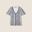 T-shirt manches courtes ivoire femme
