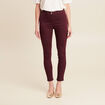 Pantalon magique Le L&eacute;ger coupe ajust&eacute;e bordeaux femme