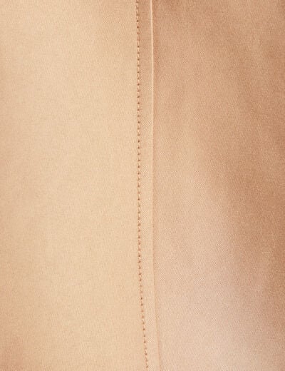 Parka cintr&eacute;e 4 en 1 avec capuche sable femme