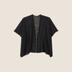 Gilet manches courtes noir femme