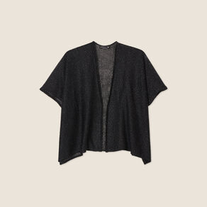 Gilet manches courtes noir femme