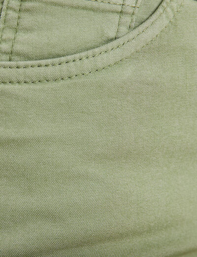 Pantacourt magique Le L&eacute;ger coupe droite vert femme