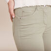 Pantalon léger taille standard long vert clair femme