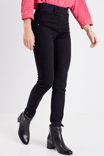 Tregging taille standard noir femme
