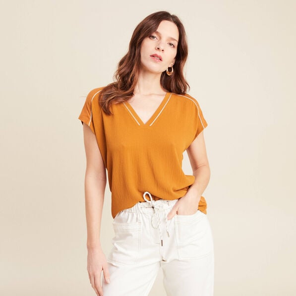 t shirt manches courtes camel femme T-shirt manches courtes camel femme