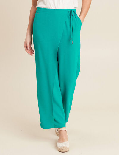 Pantalon de survêtement à jambes larges - Vert/Cinnamoroll - ENFANT | H