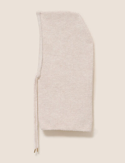 Cagoule creme femme
