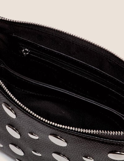 Sac bandouli&egrave;re avec 2 pochettes noir femme