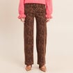 Jean marron femme