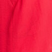 Blouse manches courtes volants rouge femme