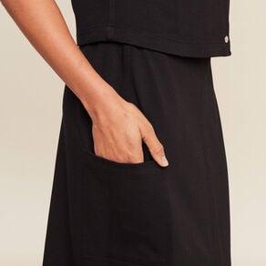 jupe reversible midi droite fendue noir femme Jupe réversible midi droite fendue noir femme