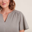 T-shirt manches courtes vert clair femme