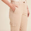 Pantalon jogpant 7/8&egrave;me sable femme