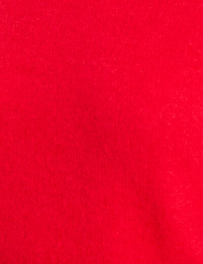 Pull manches longues rose cerise femme