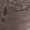 Jean ajusté taille standard 7/8ème gris femme