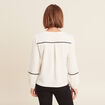 T-shirt manches longues ecru femme