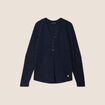 Pull manches longues bleu marine femme