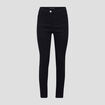 Pantalon léger taille haute 7/8ème noir femme