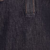 robe courte droite en jean col chemise denim brut femme