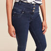 Jean magique Le Gainant coupe ajust&eacute;e denim brut femme