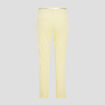 Pantalon chino droit jaune pastel femme