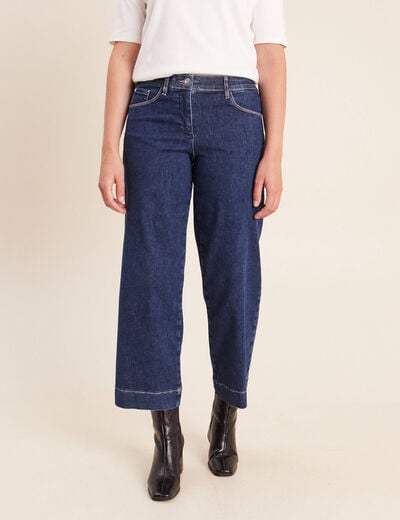Pantalon magique coupe large l'unique denim stone femme