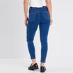 Jeans léger taille haute 7/8ème denim double stone femme