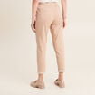 Pantalon coupe mom 7/8&egrave;me sable femme