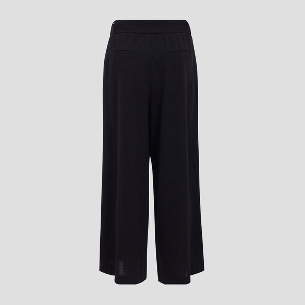 pantalon large ceinture noir femme Pantalon large ceinturé noir femme