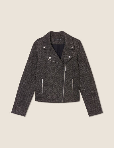 Veste cintrée zippée couleur cuivre femme