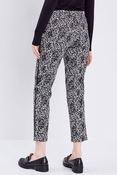 Pantalon jogging à coulisse noir femme