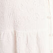 Blouse manches courtes ecru femme