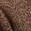 Poncho ceintur&eacute; en polyester recycl&eacute; camel femme
