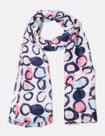 Foulard ecru femme