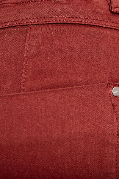 Tregging taille standard marron cognac femme